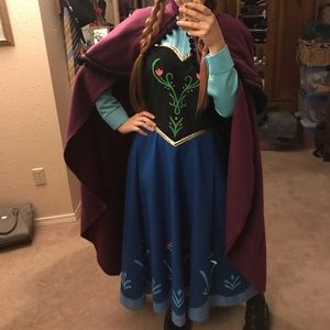 Princess Anna handmade cosplay dress & cape